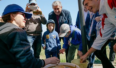 Оренбуржцы почувствовали «дыхание степи»